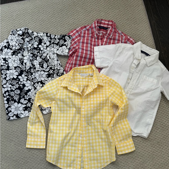 Janie and Jack Other - Boys 4T button down shirt bundle